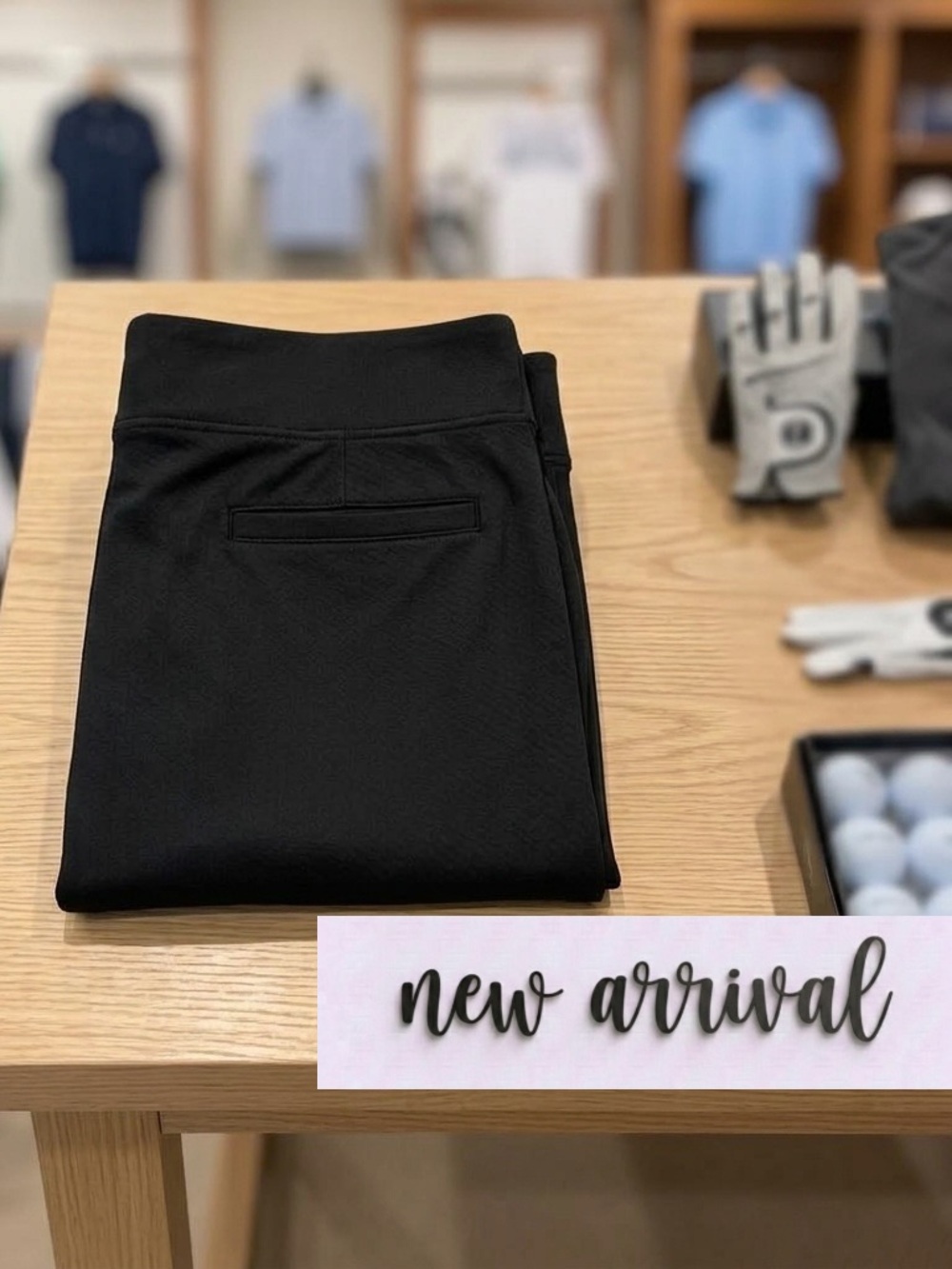Pebble Beach Black Golf Skort
